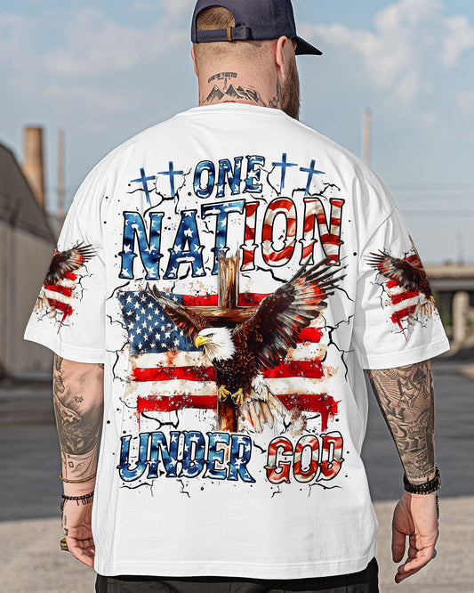 One Nation Under God Eagle Men's All Over Print Shirt - Tltr2105252