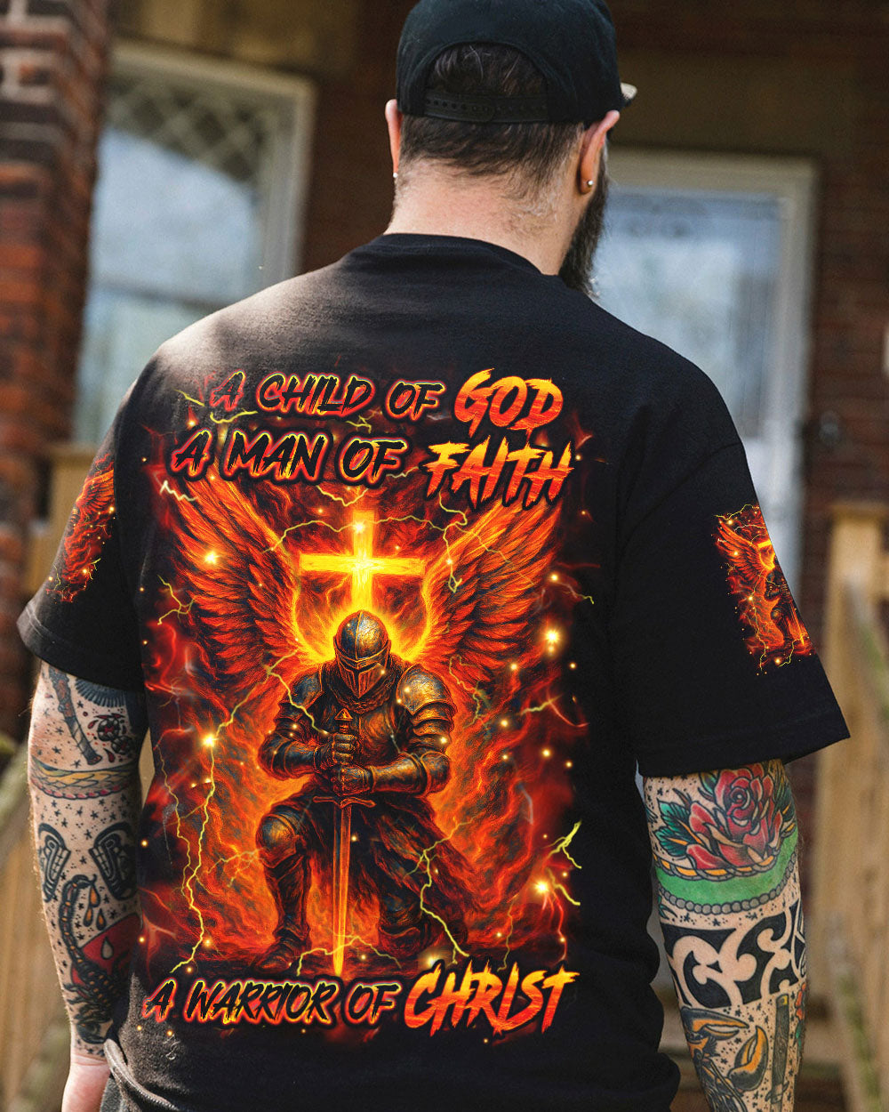 A Warrior Of Christ Men's All Over Print Shirt - Yhhn0905254