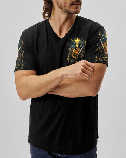 I Can Do All Things Cross Warrior Men's All Over Print Shirt - Yhln2104253