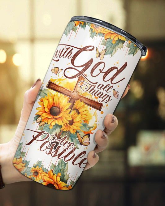 With God All Things Are Possible Tumbler - Tytd2606231