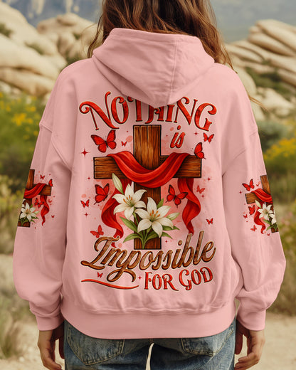 Nothing Is Impossible For God Women's All Over Print Shirt - Tyqy1206252