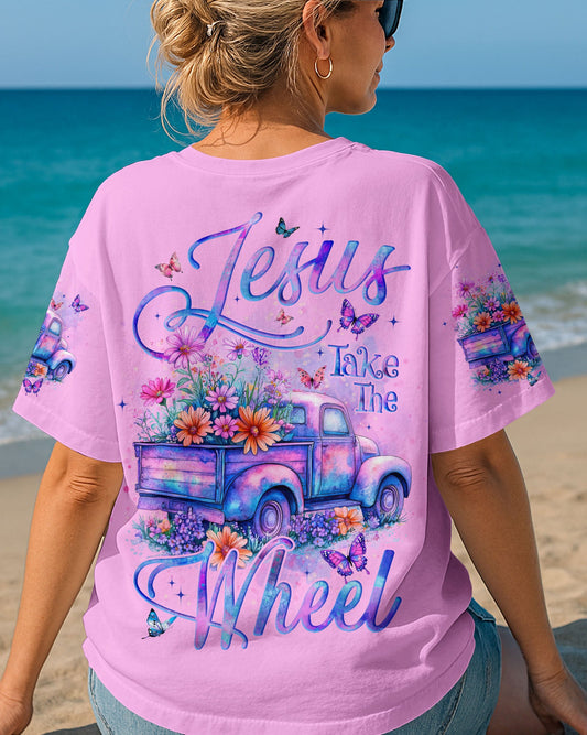 Jesus Take The Wheel Women's All Over Print Shirt - Tyqy0905254