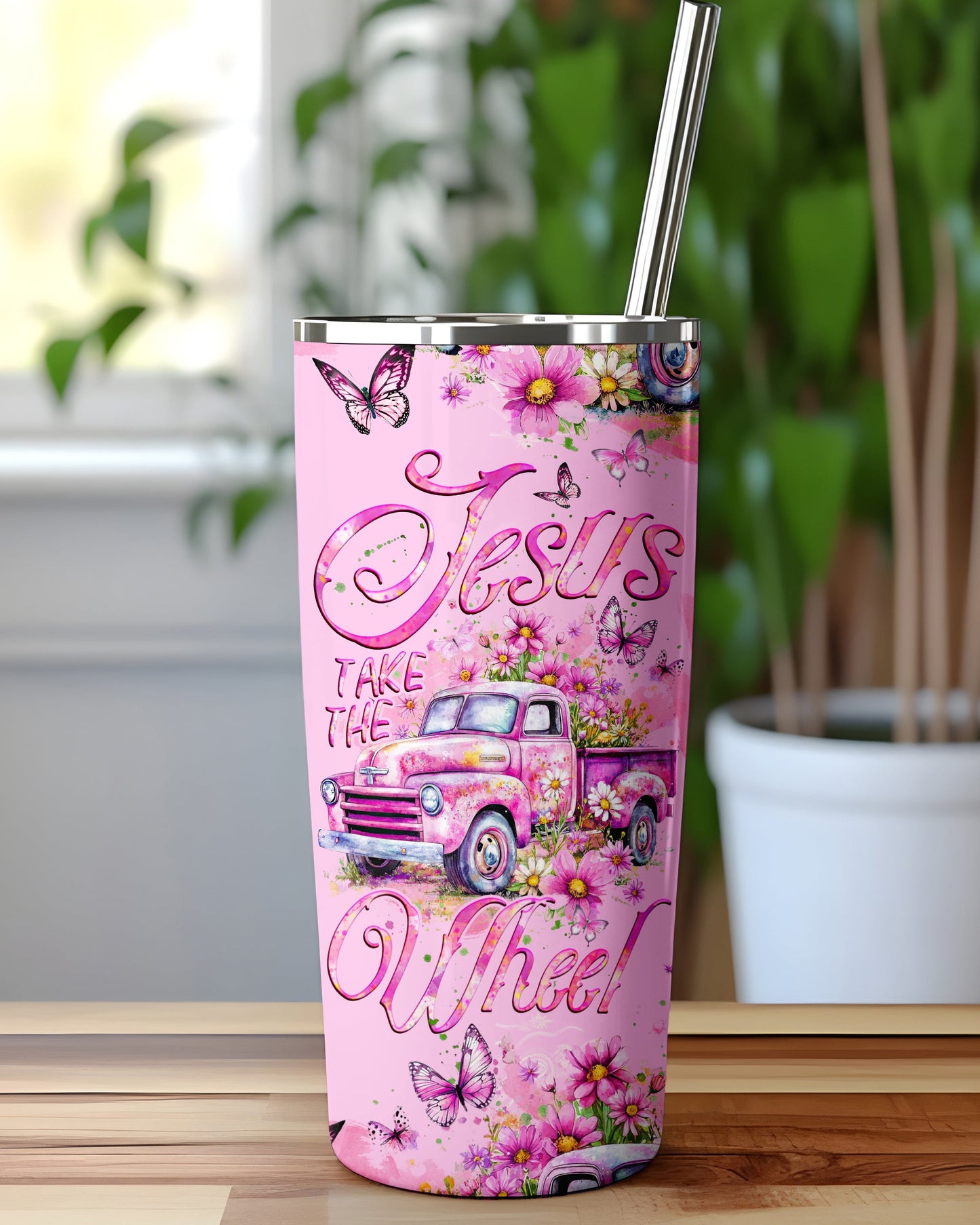 Jesus Take The Wheel Tumbler - Tyqy1604253
