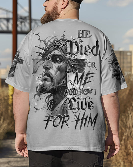 He Died For Me Men's All Over Print Shirt - Tyqy2603254