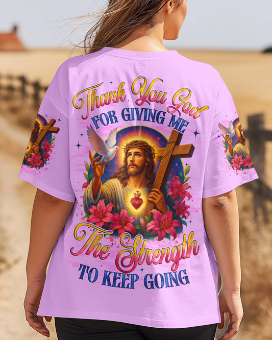 Thank You God Women's All Over Print Shirt - Tyqy1705251
