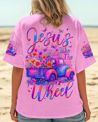 Jesus Take The Wheel Women's All Over Print Shirt - Tyqy2306251