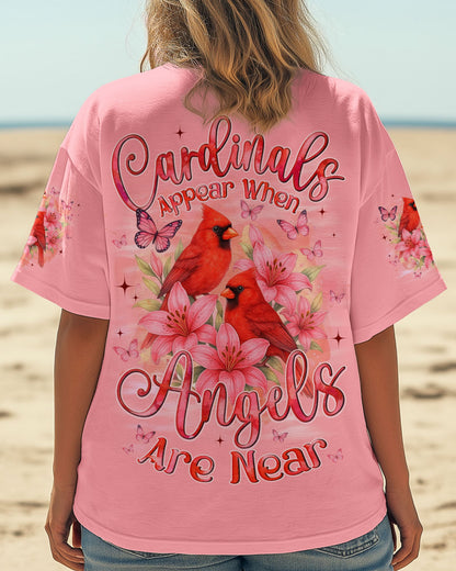 Cardinals Appear When Angels Are Near Women's All Over Print Shirt - Tyqy0906251