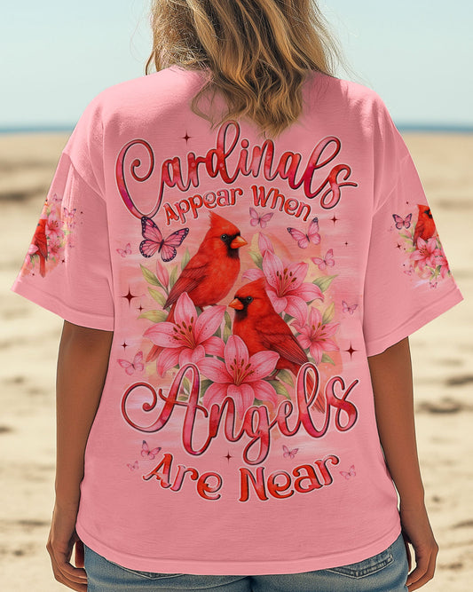 Cardinals Appear When Angels Are Near Women's All Over Print Shirt - Tyqy0906251
