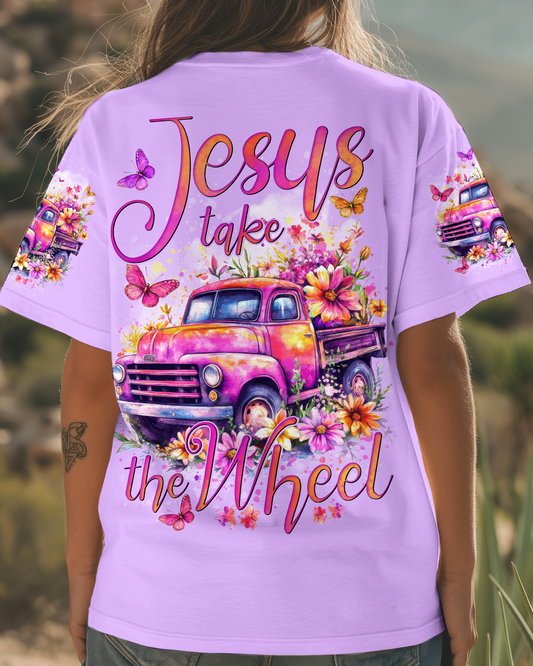 Jesus Take The Wheel Women's All Over Print Shirt - Tytd1206251