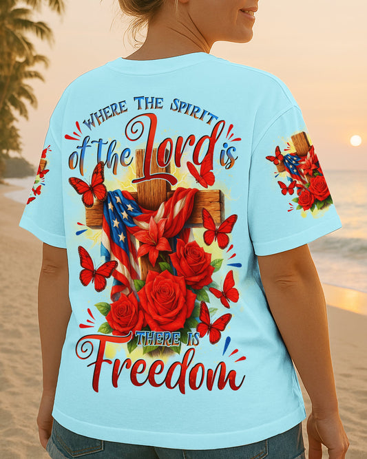 There Is Freedom Women's All Over Print Shirt - Tytd2105251