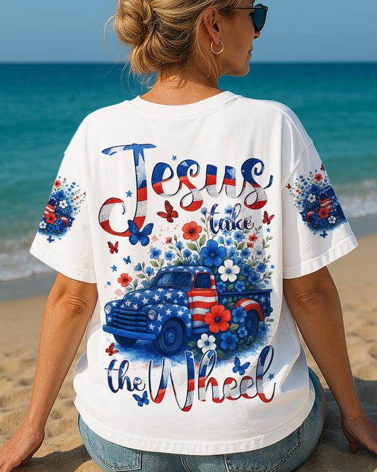 Jesus Take The Wheel Women's All Over Print Shirt - Tytd1505241