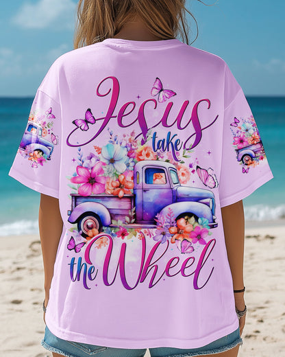 Jesus Take The Wheel Women's All Over Print Shirt - Tytd1706251