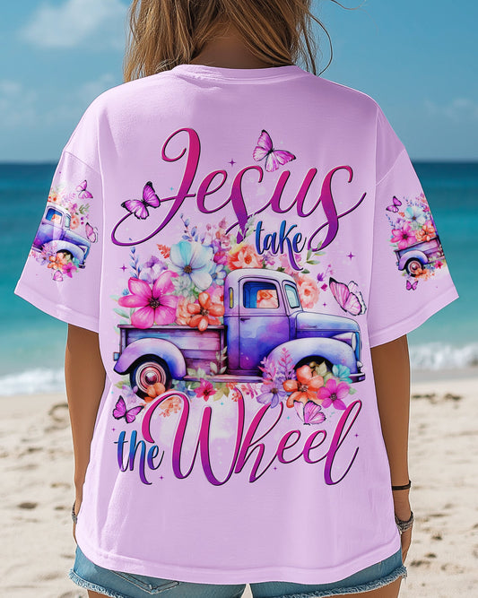 Jesus Take The Wheel Women's All Over Print Shirt - Tytd1706251