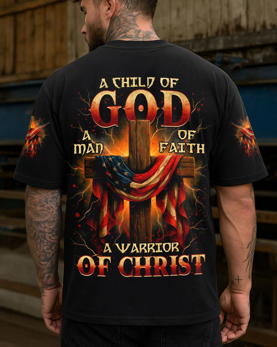 A Warrior Of Christ Men's All Over Print Shirt - Tytm1206252