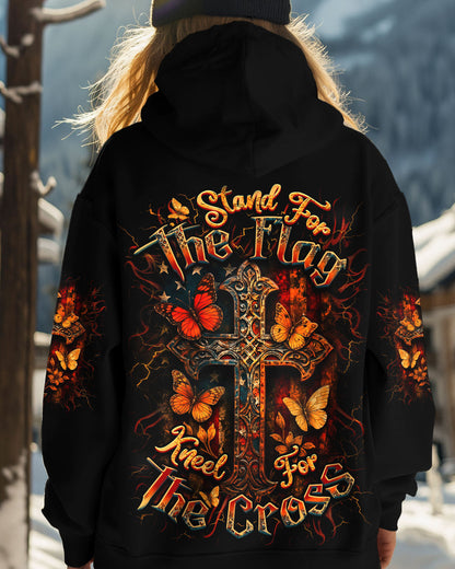 Stand For The Flag Kneel For The Cross Women's All Over Print Shirt - Yhdu1906254