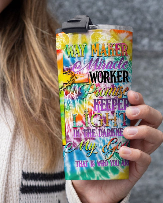 Promise Keeper Light In The Darkness Tie Dye Tumbler - Tytd2606232