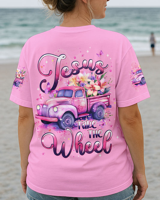 Jesus Take The Wheel Women's All Over Print Shirt - Typq1006254