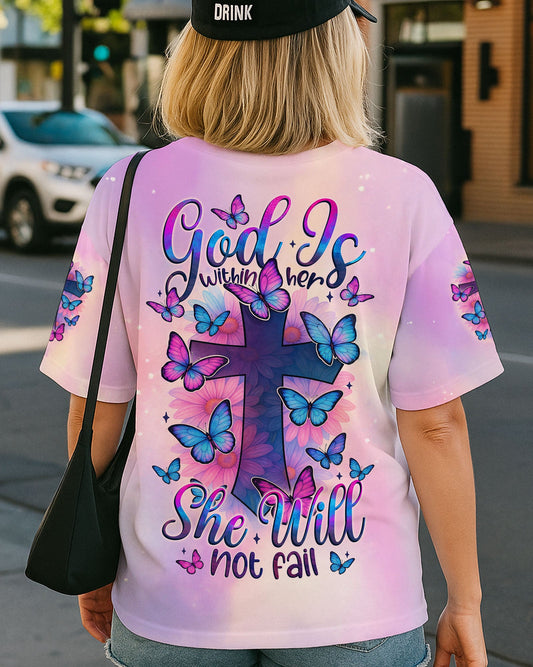 God Is Within Her Women's All Over Print Shirt - Tytm2305252