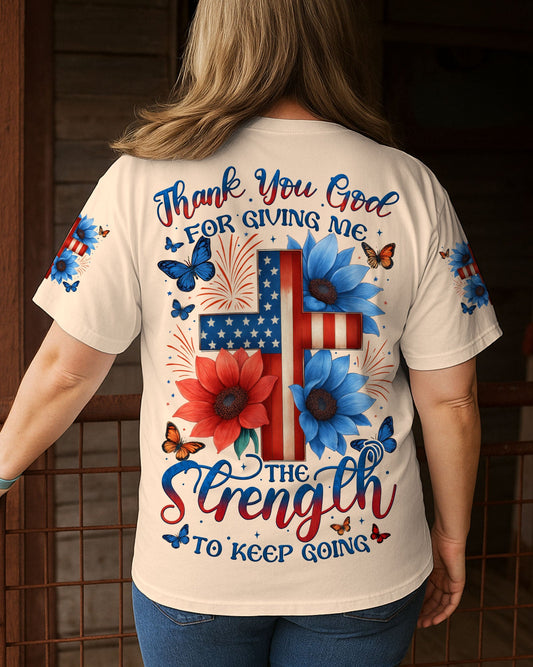 Thank You God Women's All Over Print Shirt - Tytm1705253