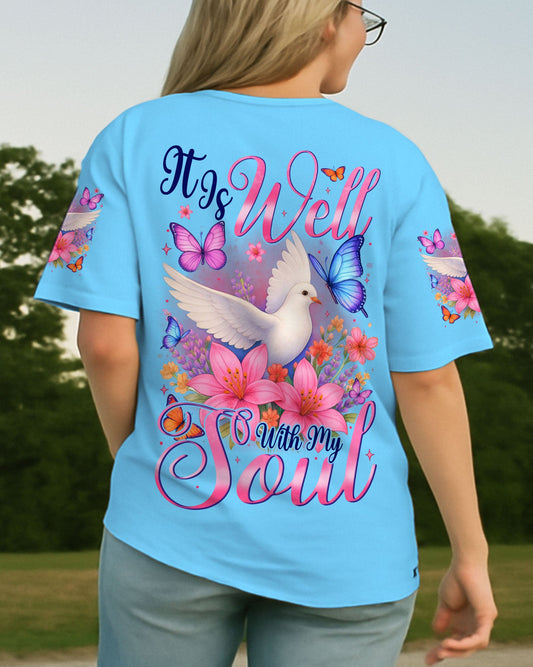 It Is Well With My Soul Dove Women's All Over Print Shirt - Tytm0505254