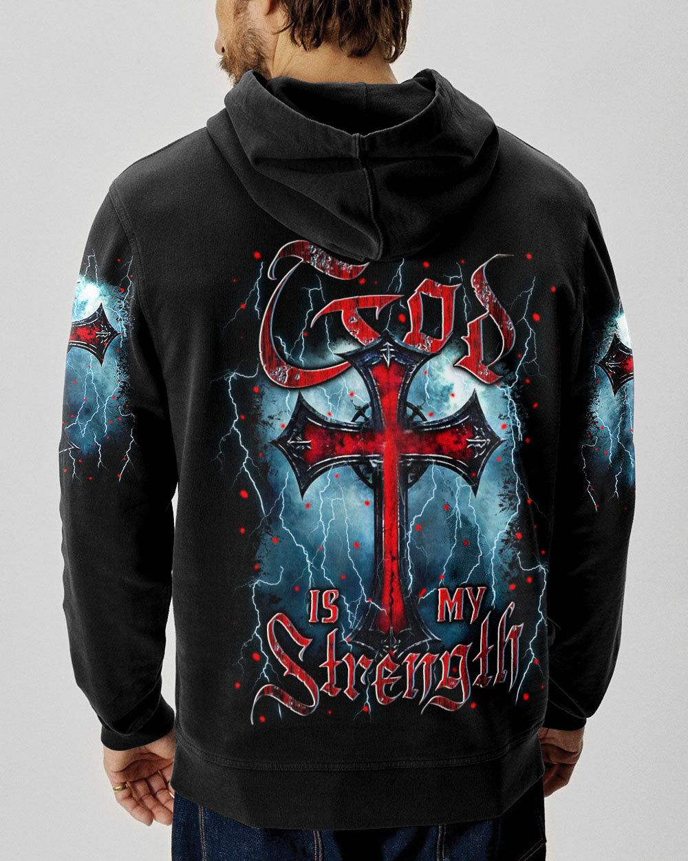 God Is My Strength Men's All Over Print Shirt - Yhln1903253