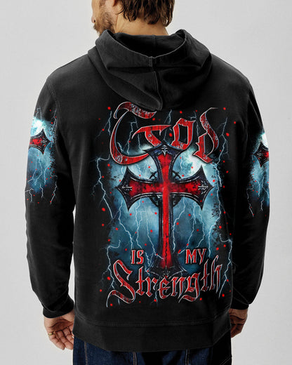 God Is My Strength Men's All Over Print Shirt - Yhln1903253