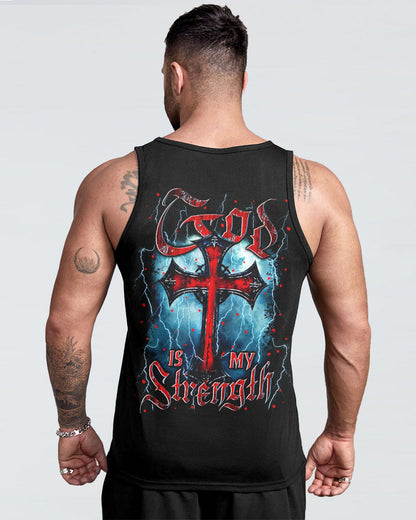 God Is My Strength Men's All Over Print Shirt - Yhln1903253