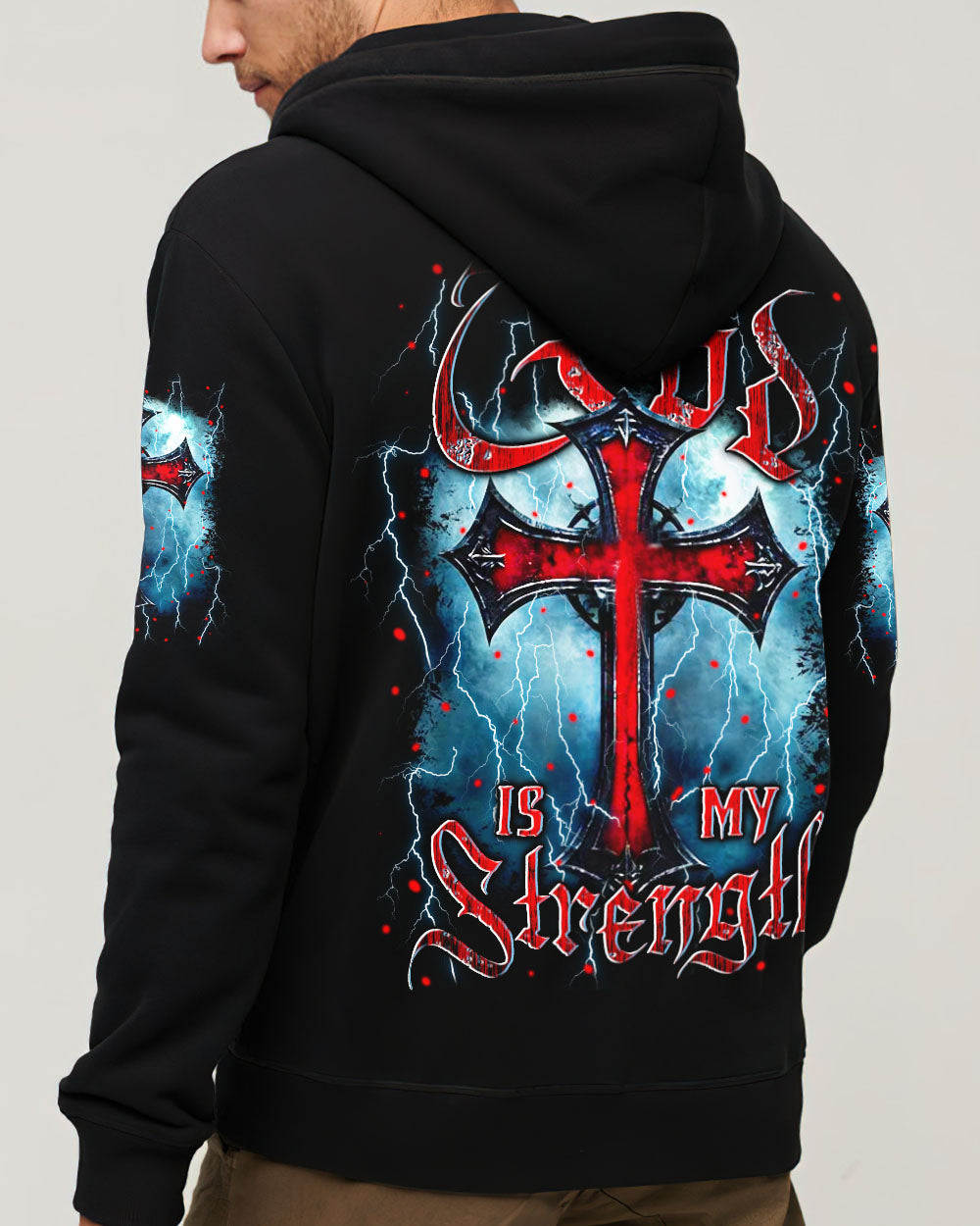 God Is My Strength Men's All Over Print Shirt - Yhln1903253