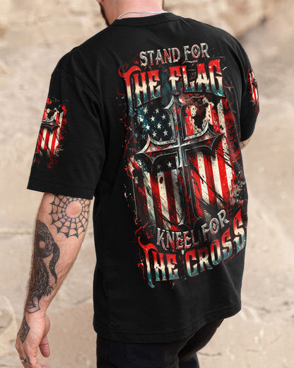 Stand For The Flag Kneel For The Cross Men's All Over Print Shirt - Yhhn1906254