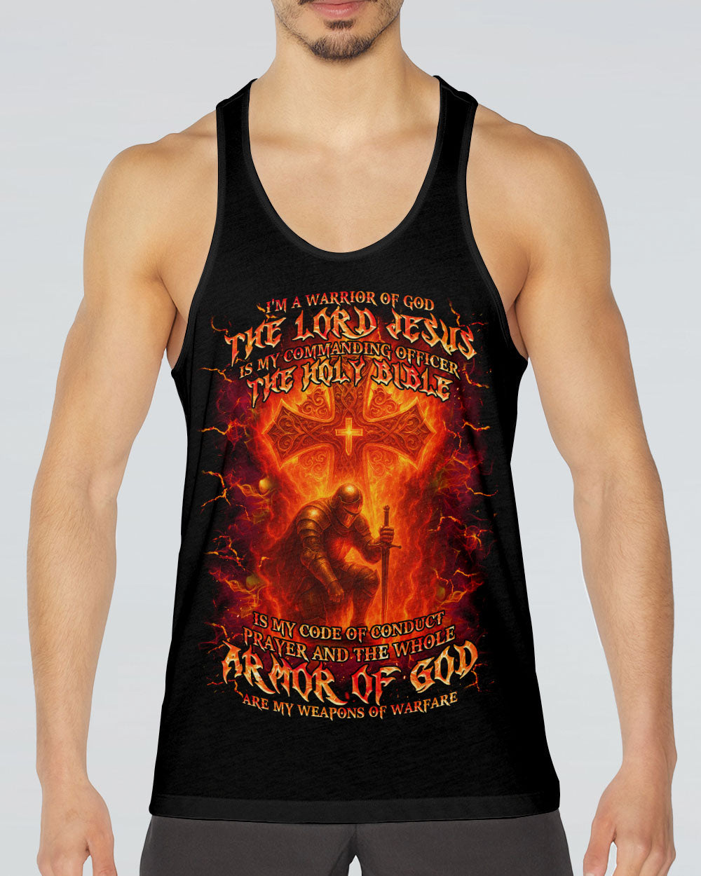 I'm A Warrior Of God Men's All Over Print Shirt  - Tlnz0606253