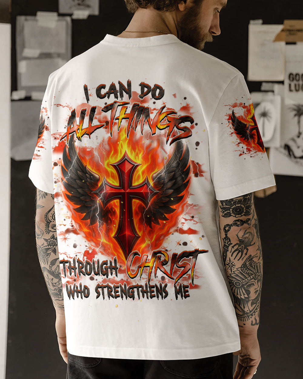 I Can Do All Things Men's All Over Print Shirt - Yhhn0705251