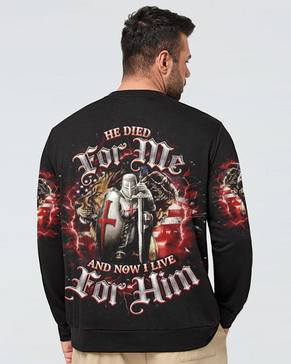 He Died For Me Lion Warrior Men's All Over Print Shirt - Tlno1203251