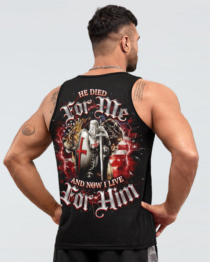 He Died For Me Lion Warrior Men's All Over Print Shirt - Tlno1203251