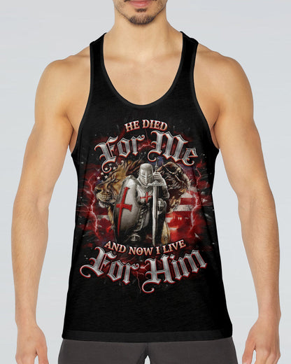 He Died For Me Lion Warrior Men's All Over Print Shirt - Tlno1203251