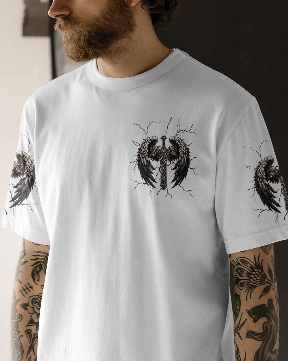A Warrior Of Christ Men's All Over Print Shirt -  Tlnt0306252