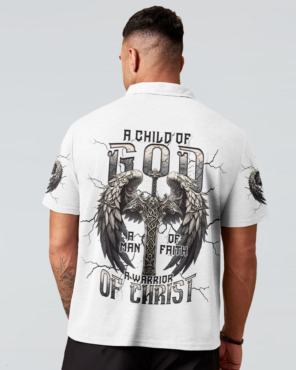 A Warrior Of Christ Men's All Over Print Shirt -  Tlnt0306252