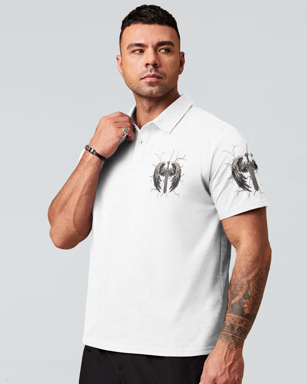 A Warrior Of Christ Men's All Over Print Shirt -  Tlnt0306252