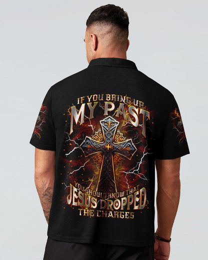 Jesus Dropped The Charges Men's All Over Print Shirt - Tlnt0406252