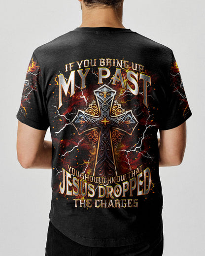 Jesus Dropped The Charges Men's All Over Print Shirt - Tlnt0406252