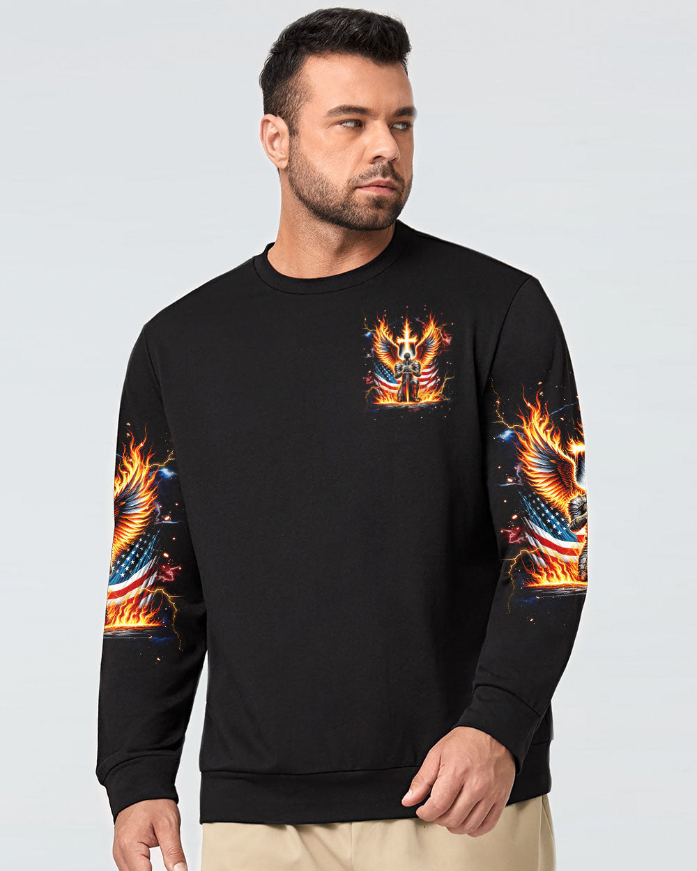 Forgiven Warrior Wings Men's All Over Print Shirt  - Tlnt0703254