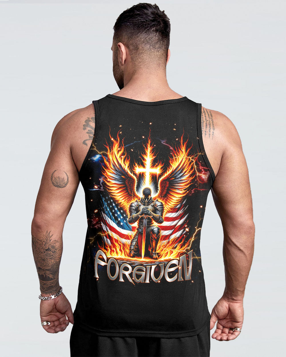 Forgiven Warrior Wings Men's All Over Print Shirt  - Tlnt0703254