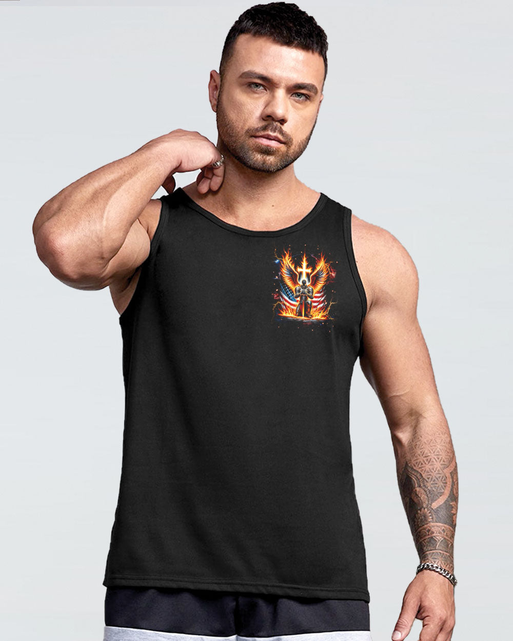 Forgiven Warrior Wings Men's All Over Print Shirt  - Tlnt0703254