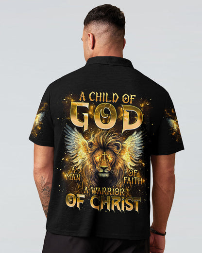 A Warrior Of Christ Lion Wings Men's All Over Print Shirt - Tlnt1004252