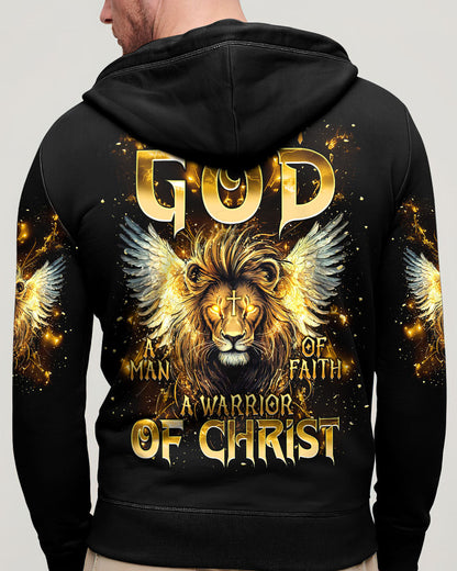 A Warrior Of Christ Lion Wings Men's All Over Print Shirt - Tlnt1004252