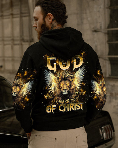 A Warrior Of Christ Lion Wings Men's All Over Print Shirt - Tlnt1004252