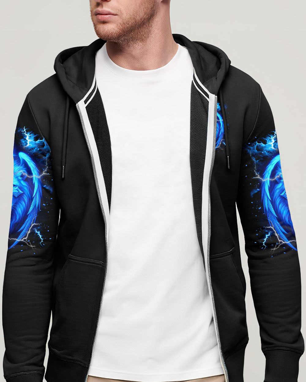 I Can Do All Things Cross Lion Wings Men's All Over Print Shirt  - Tlnt1404252