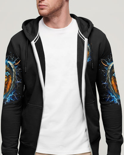 He Brought Me Out Of Darkness Lion Wings Men's All Over Print Shirt   - Tlnt1704254
