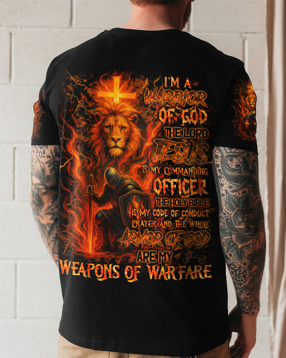 I'm A Warrior Of God Men's All Over Print Shirt  - Tlnt1706252