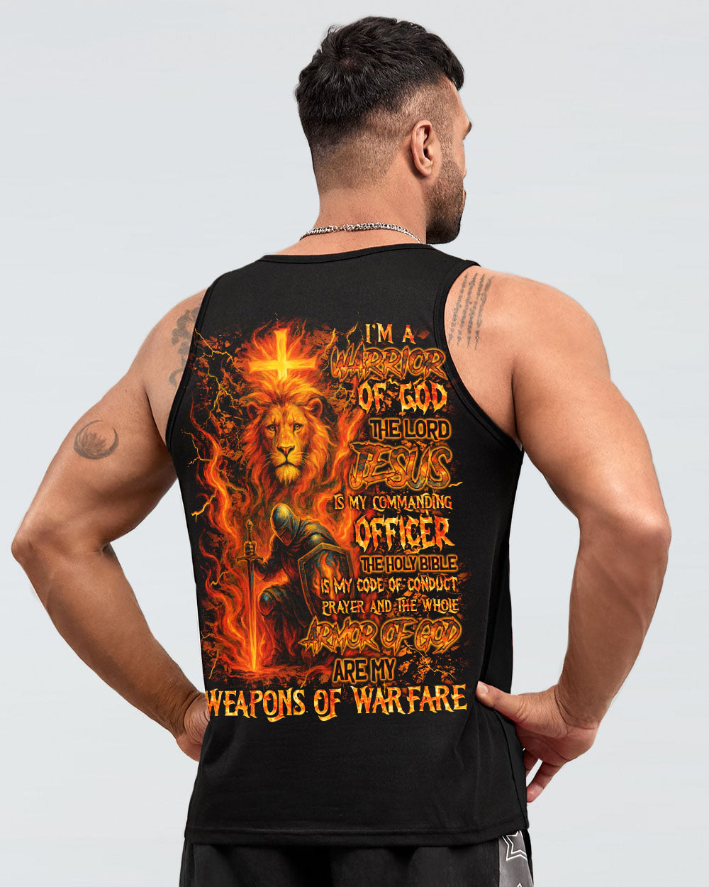 I'm A Warrior Of God Men's All Over Print Shirt  - Tlnt1706252