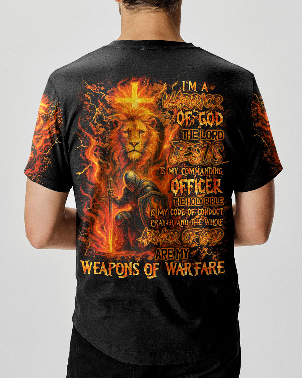 I'm A Warrior Of God Men's All Over Print Shirt  - Tlnt1706252